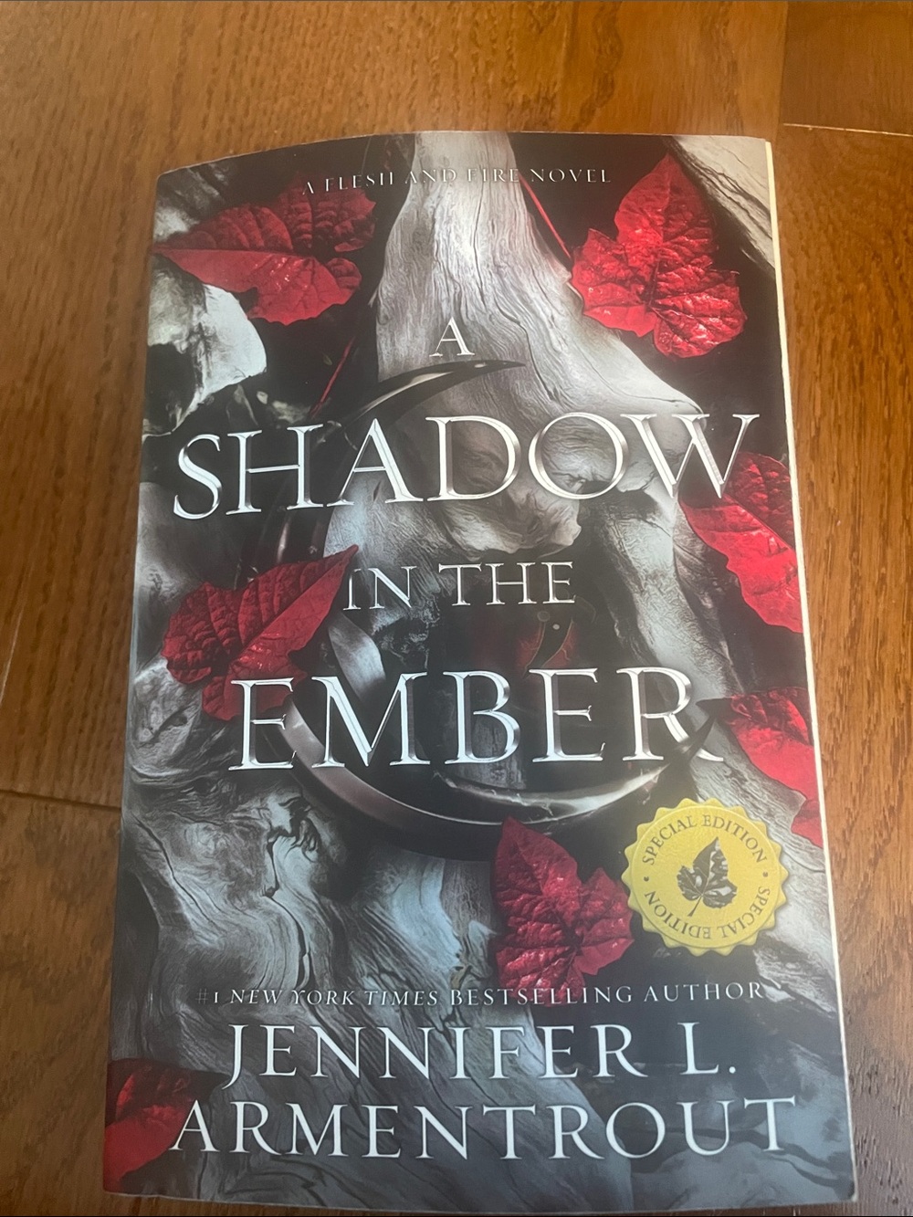 A Shadow in the Ember by Jennifer L. Armentrout - Red & Black Cover